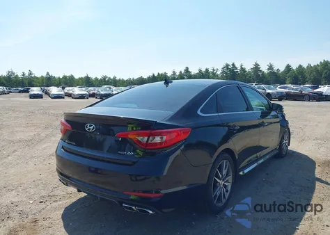 2017 Hyundai Sonata Sport 2.0T из США, поврежденный, VIN 5NPE34AB3HH545001